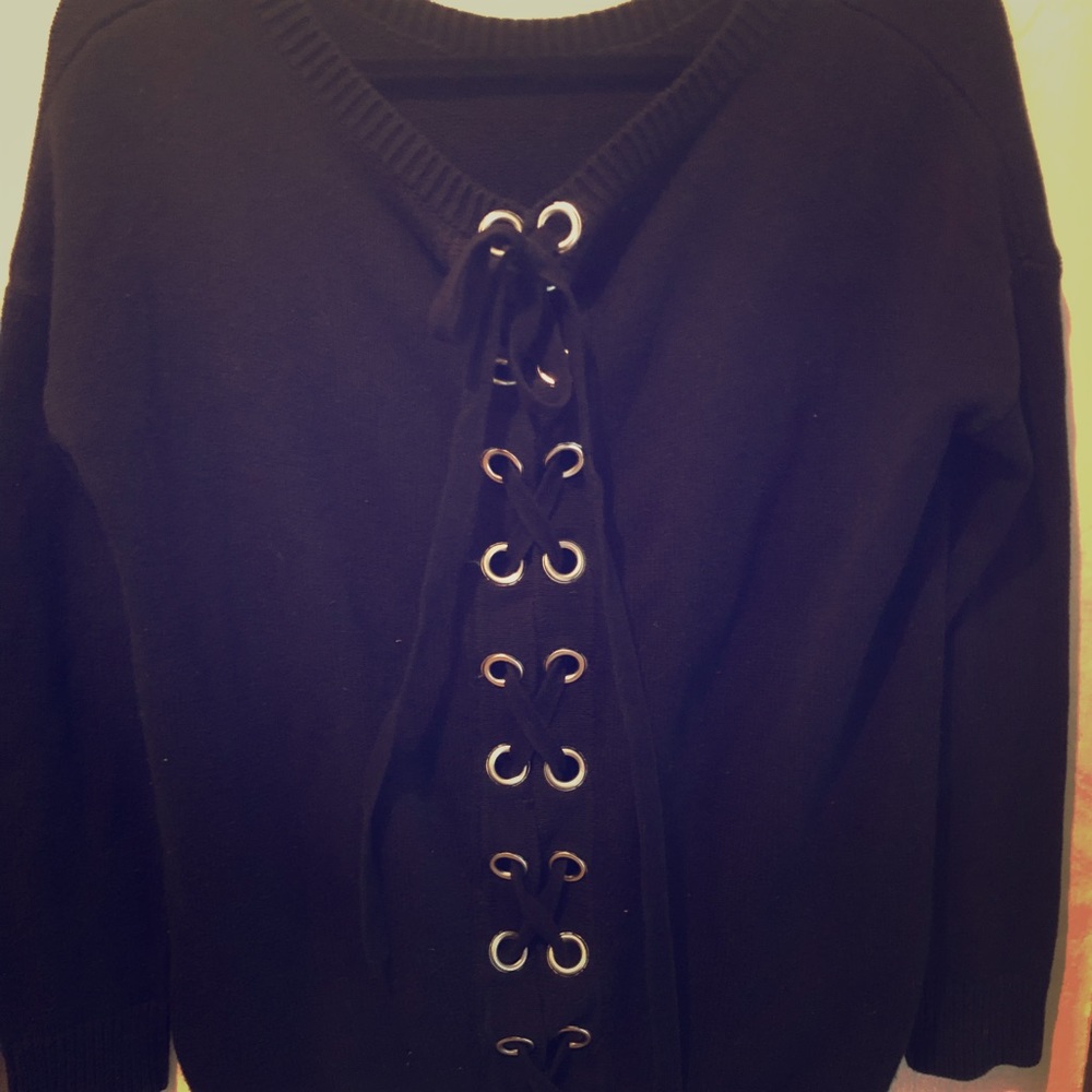 Express black sweater - size small